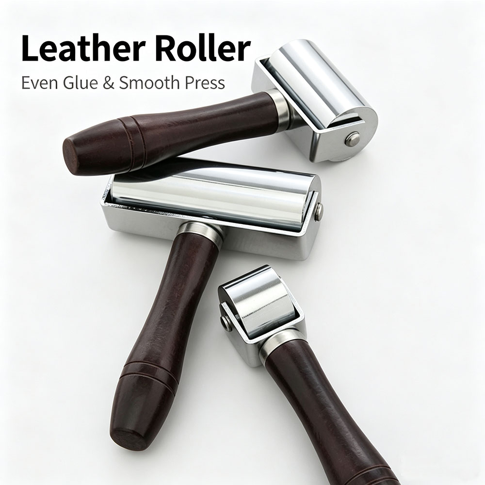 Leatherwork Roller - Seam Roller for Leather,Quilting, Platen Tools,