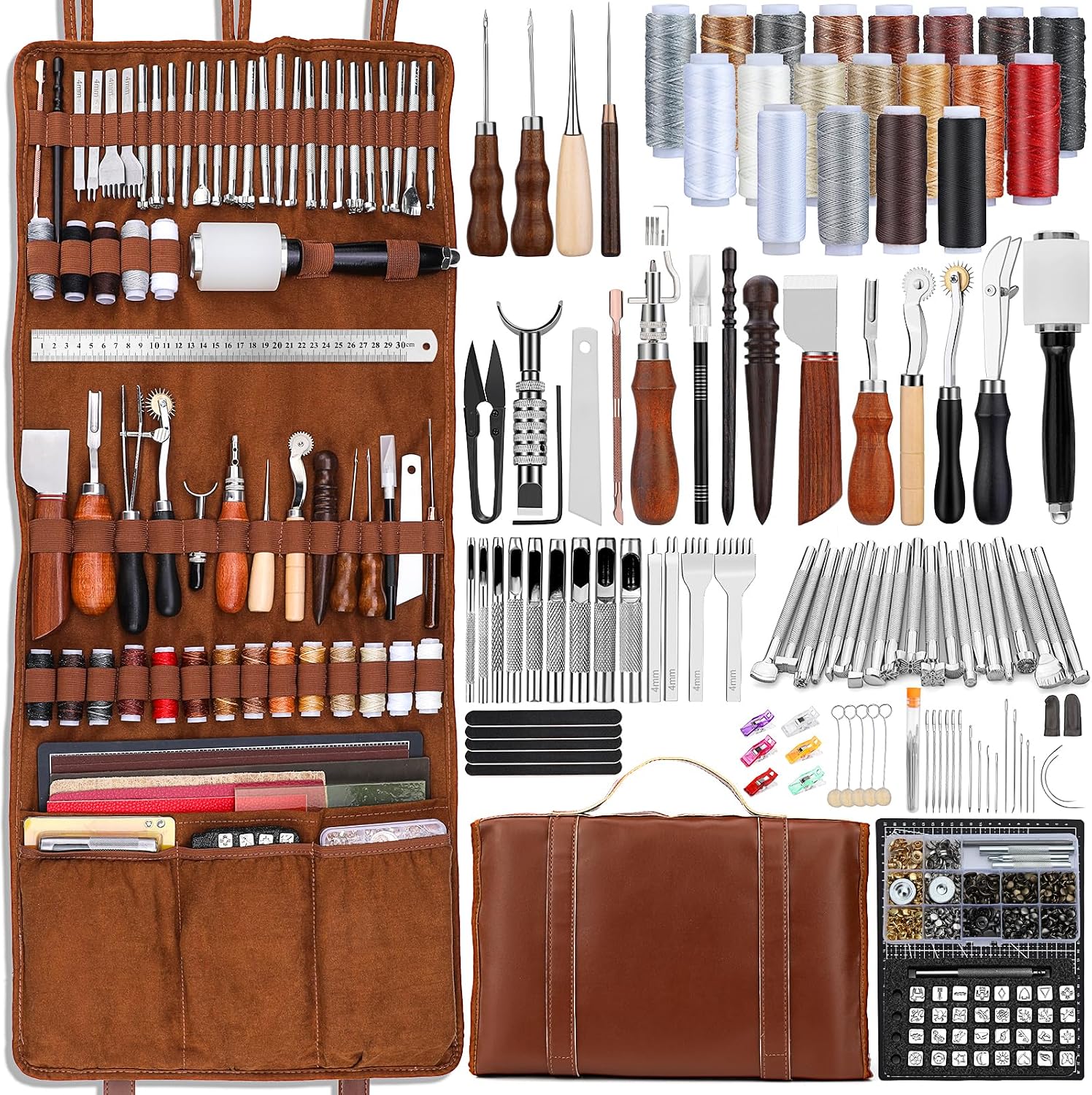 Leatherwork Craft - Leather Tooling Kit Leather Craft Tools