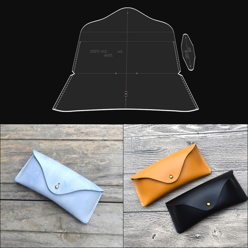 Leatherwork Patterns - YOMDID Creative Glasses Bag Making Leather