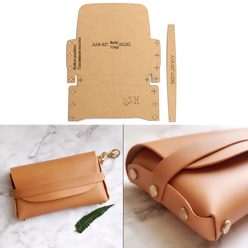 Leatherwork Patterns - 1 Set Of Leather Craft Fashion