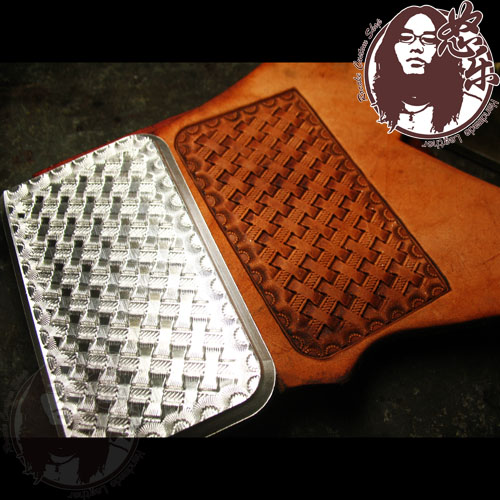 Unique Leather Work - Woven pattern Hand-work unique design leather