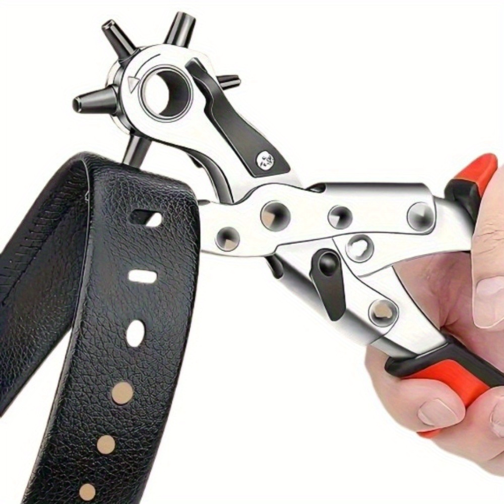 Leather Punch Revolving - 1pcs Heavy Duty Rotary Leather Hole
