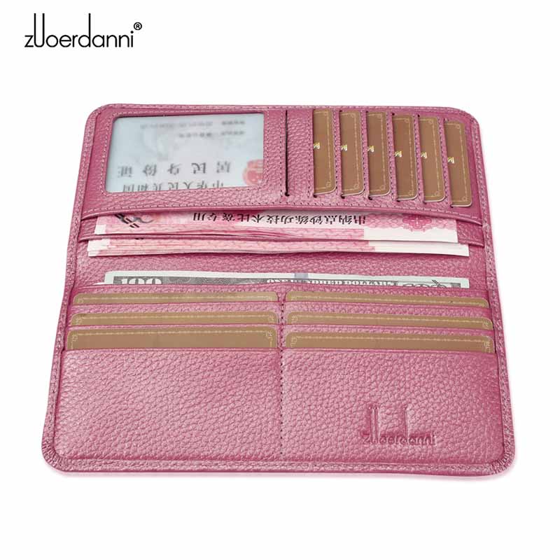 ultra-thin wallet ladies long  - Leather Work Folder recension och pris