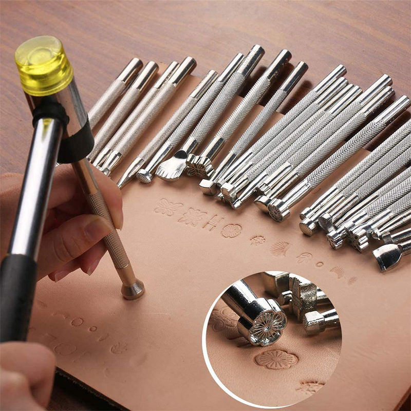 20Pcs Leather Stamping Tools L - Leather Stamp Set recension och pris