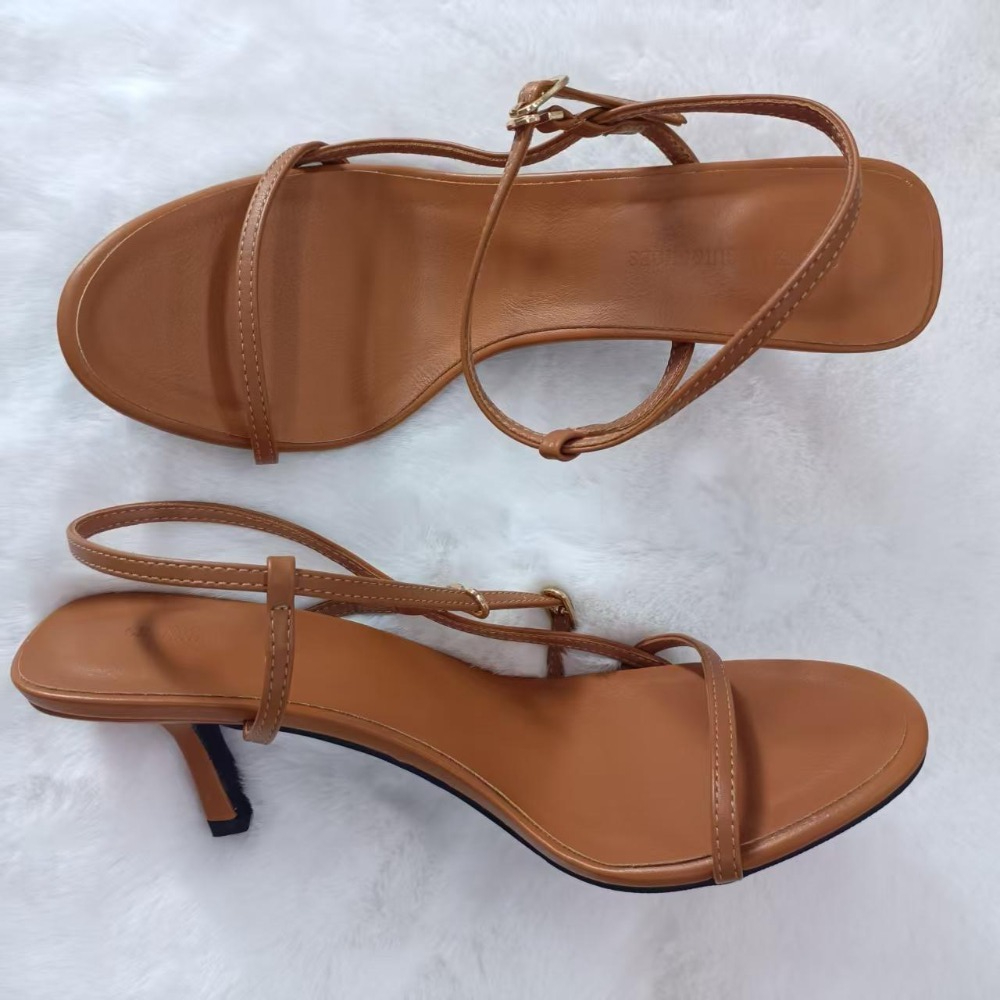 Women's Summer Sandals New wit - Leather Work Heels recension och pris