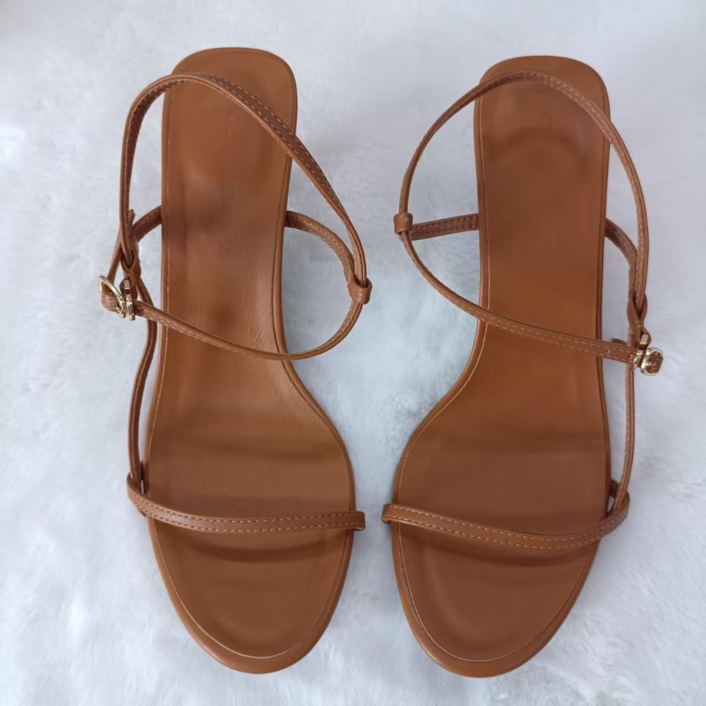Women's Summer Sandals New wit - Leather Work Heels recension och pris