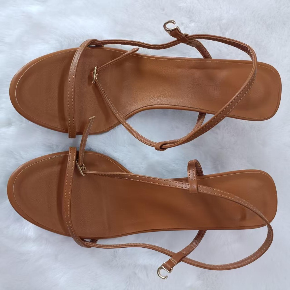 Women's Summer Sandals New wit - Leather Work Heels recension och pris