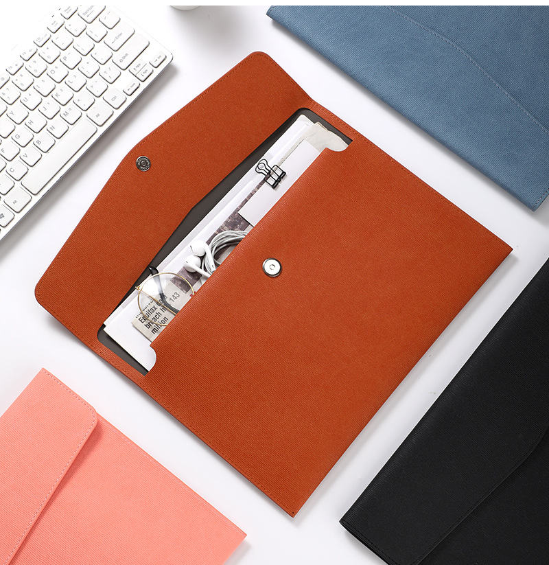 Faux Leather Document Bag, Bus - Leather Work Folder recension och pris