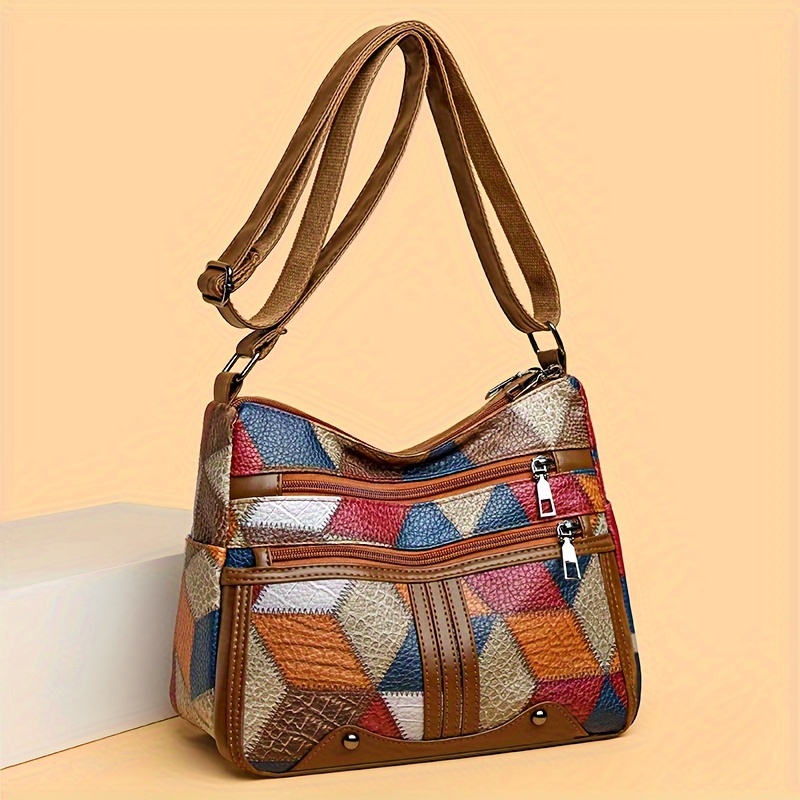 Women Geometric Pattern Synthe - Leatherwork Patterns recension och pris