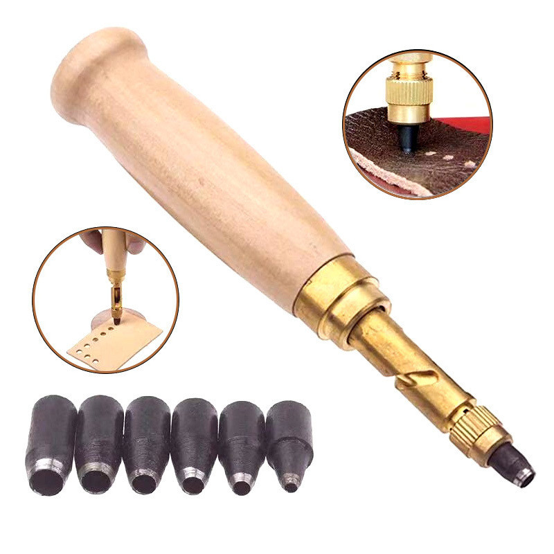 DIY Leather Punch Rotary Perfo - Leather Punch Revolving recension och pris
