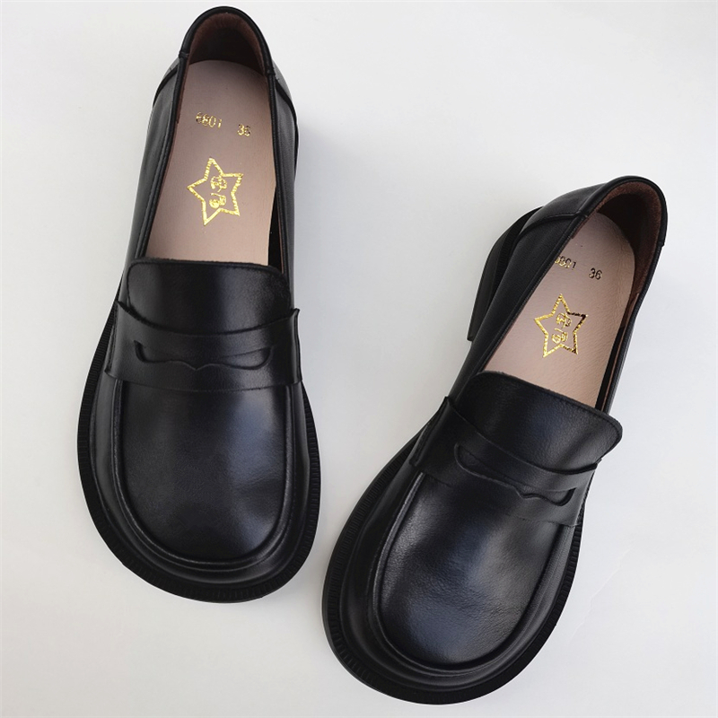 Careaymade-Women's Casual Shoe - Leather Work Heels recension och pris