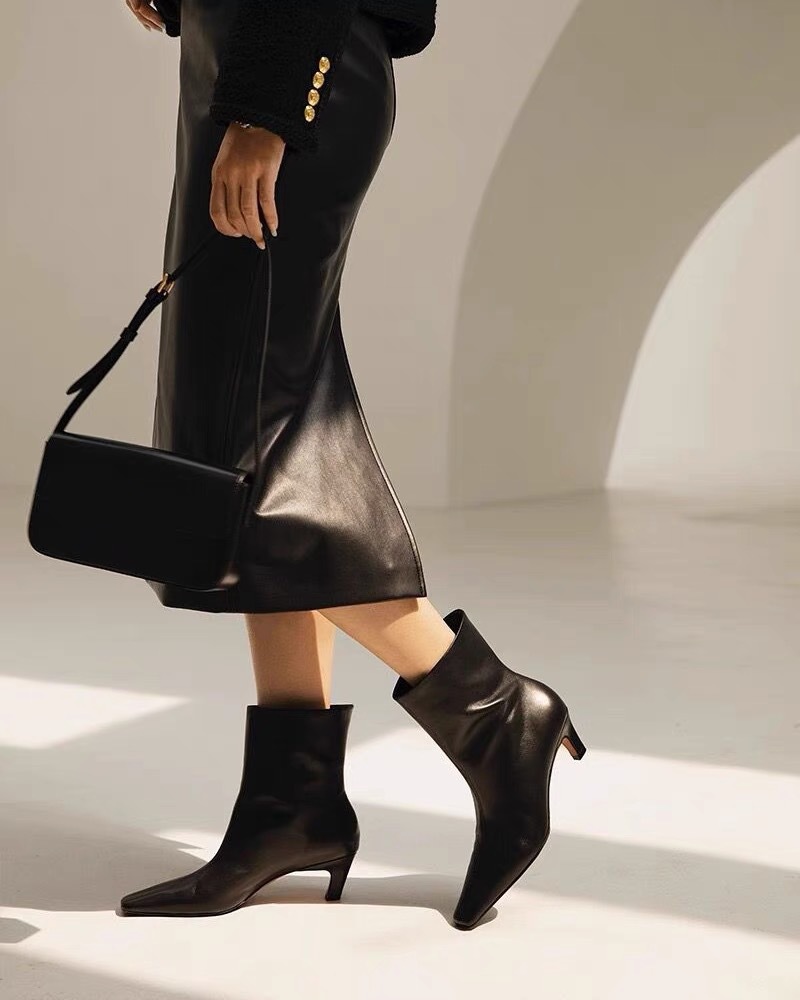 AIYKAZYSDL 2025 Square Toe Ank - Leather Work Western recension och pris