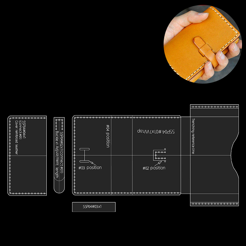 YOMDID 4pcs Acrylic Mold Walle - Leatherwork Patterns recension och pris