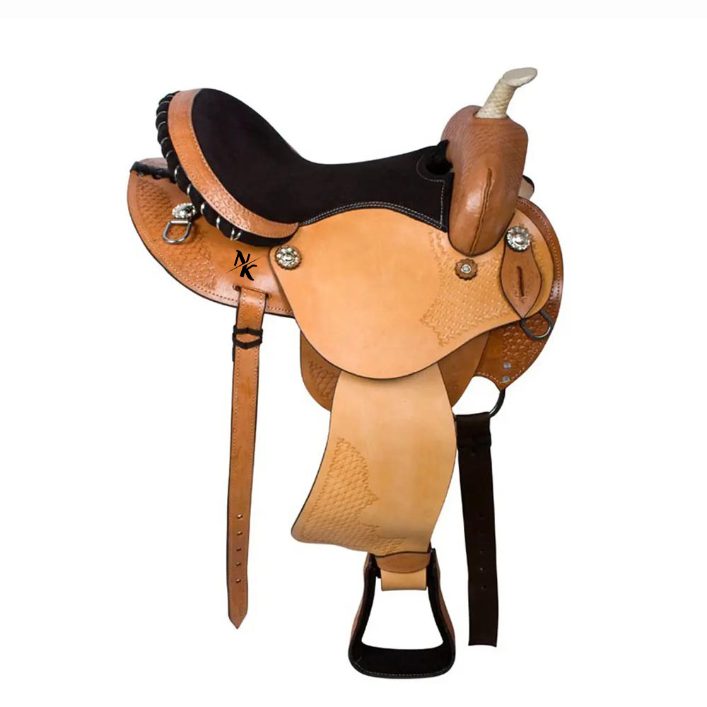 Premium Denim Saddle, Leather  - Leather Work Western recension och pris