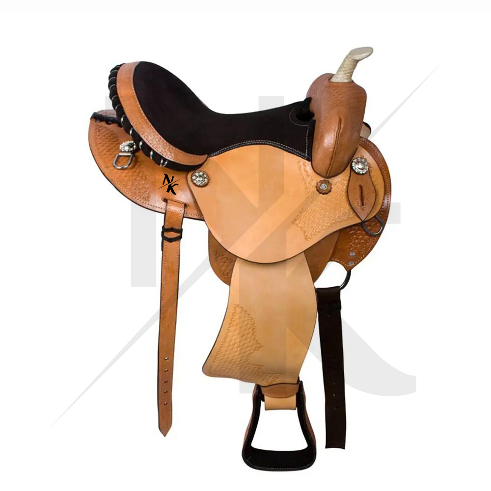 Premium Denim Saddle, Leather  - Leather Work Western recension och pris