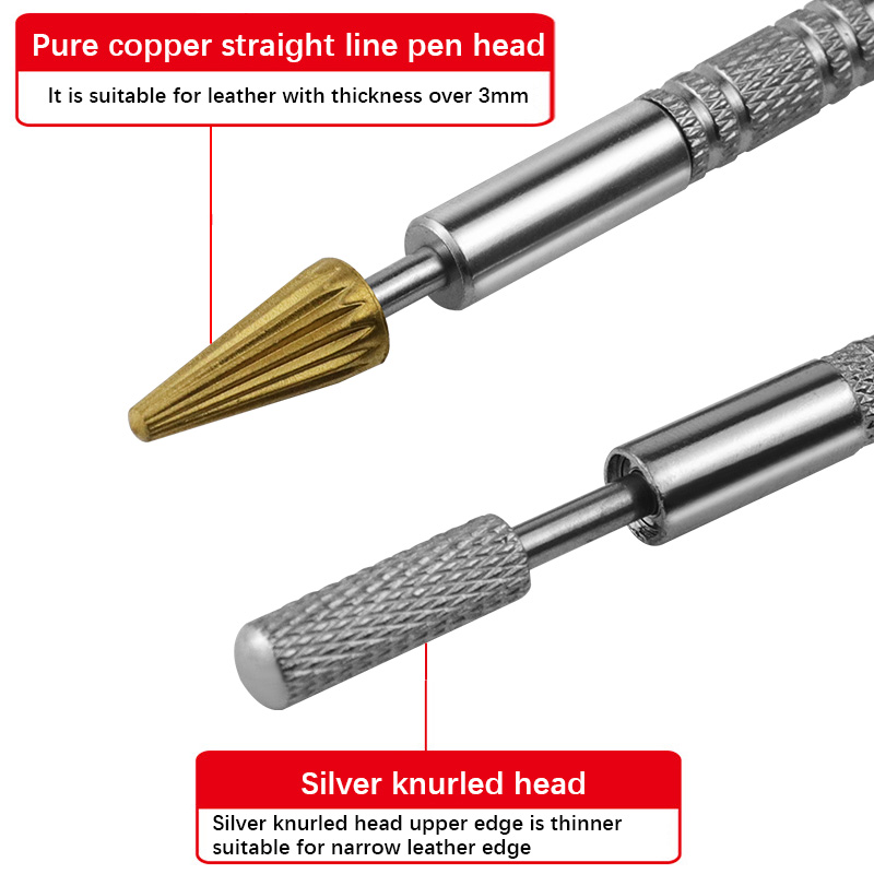 Leather Dual Head Edge Oil Glu - Leatherwork Roller recension och pris