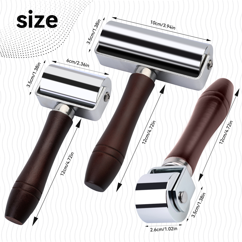 KRABALL Leather Press Edge Rol - Leatherwork Craft recension och pris