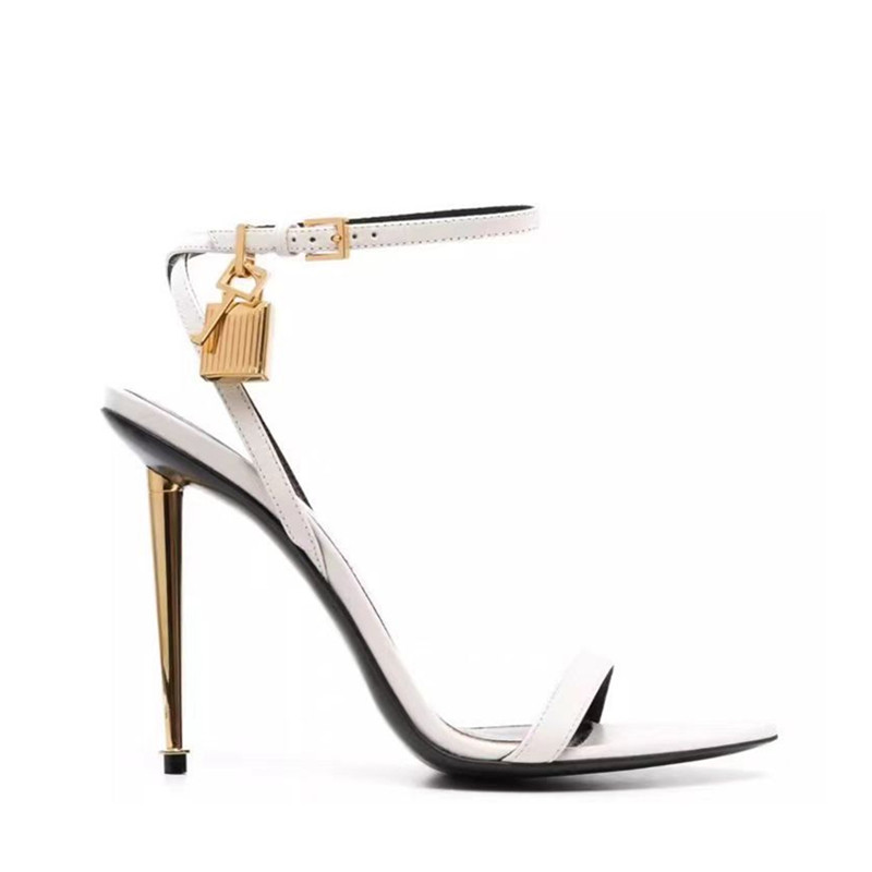 Buckle Strap Solid Color Key L - Leather Work Heels recension och pris