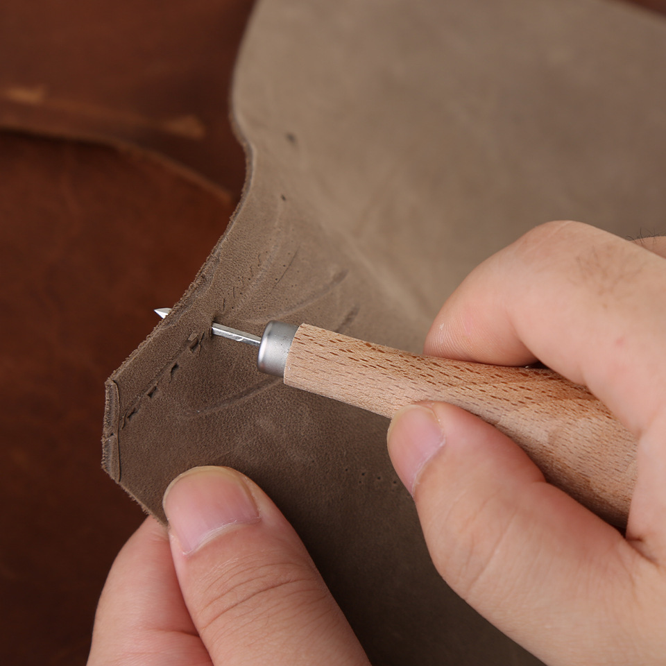 1pcs Leather Craft Wooden Diam - Leather Punch Revolving recension och pris
