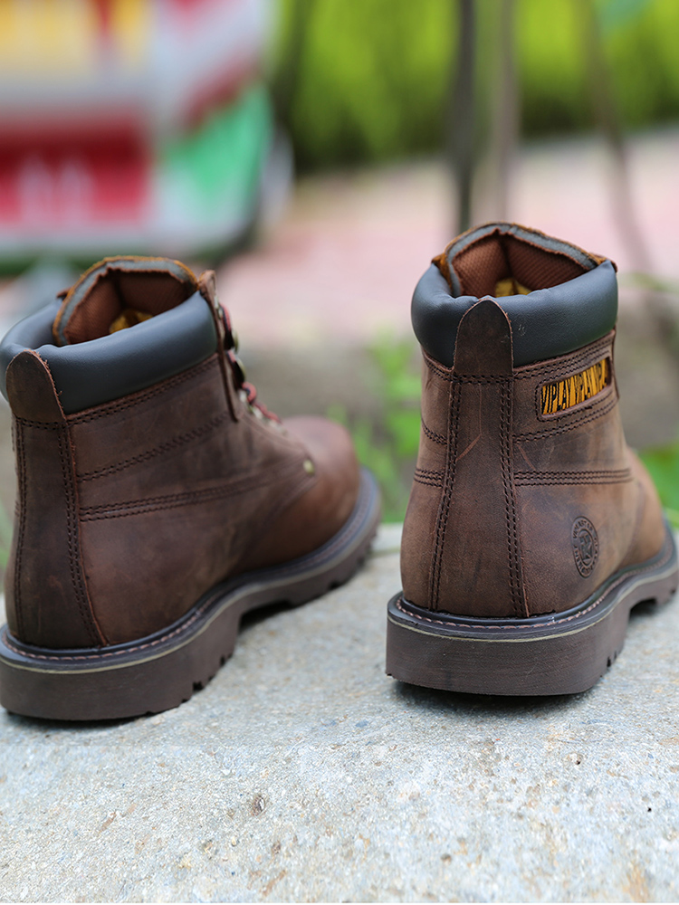 Men's Genuine Leather Boots  C - Leather Work Western recension och pris