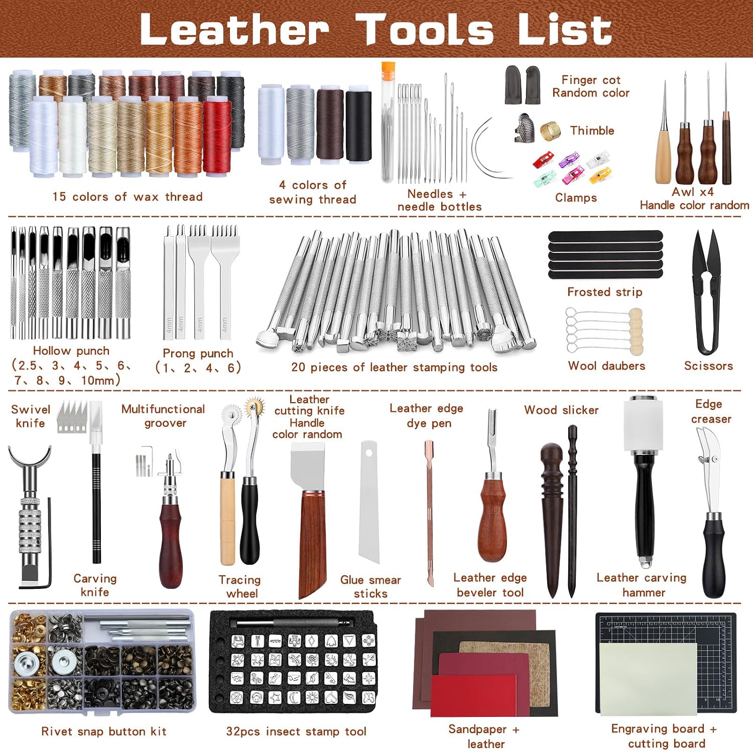 Leather Tooling Kit Leather Cr - Leatherwork Craft recension och pris
