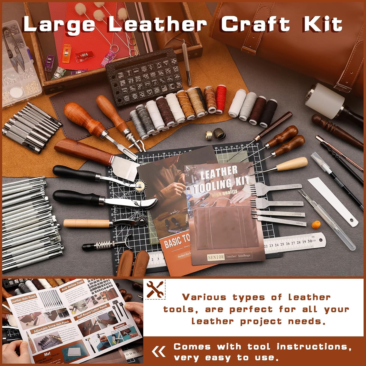 Leather Tooling Kit Leather Cr - Leatherwork Craft recension och pris