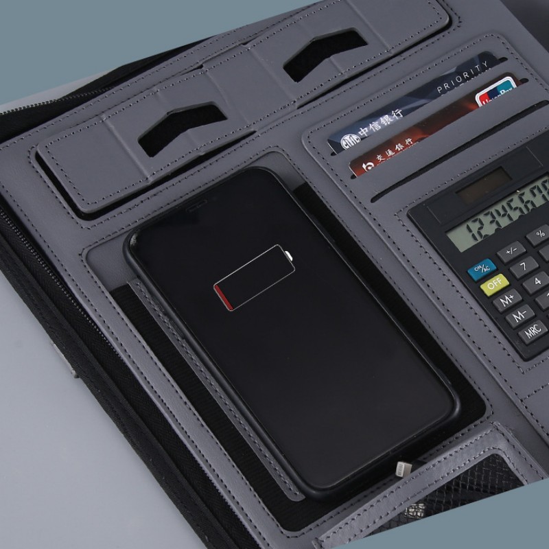 Multifunctional A4 Conference  - Leather Work Folder recension och pris