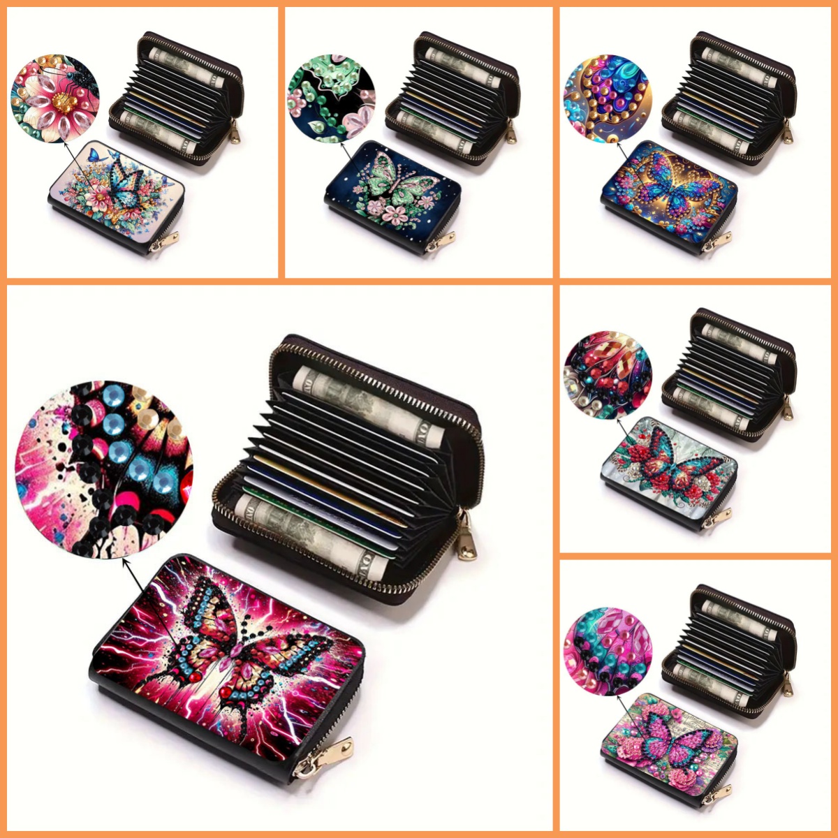 1 DIY Diamond Painting Set wit - Leatherwork Patterns recension och pris