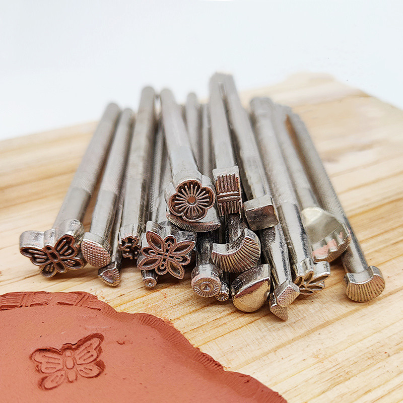 20PCS Pottery Stamps for Embos - Leather Stamp Set recension och pris