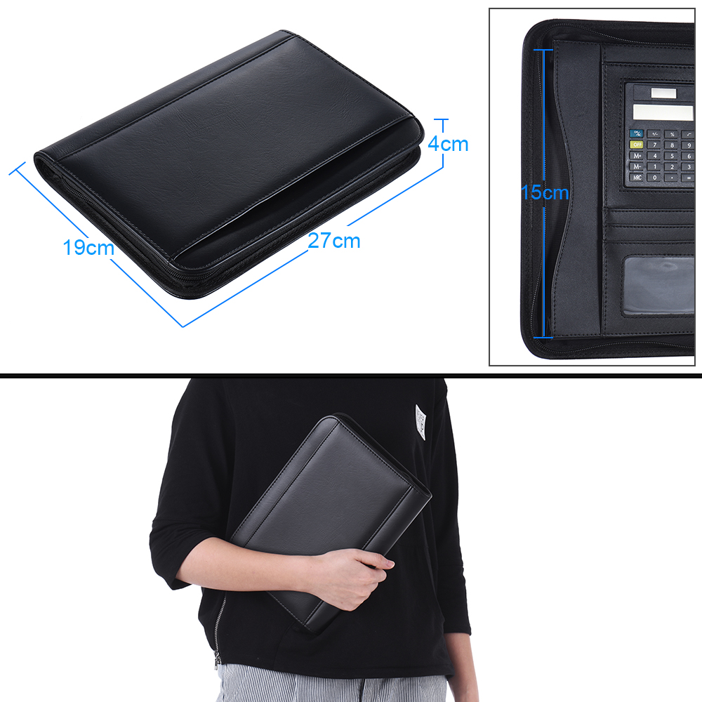 A5 Business Portfolio Padfolio - Leather Work Folder recension och pris