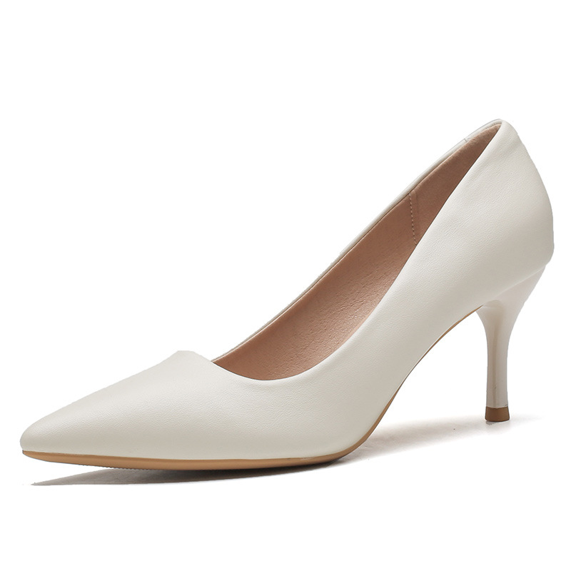 High-heeled women's slim heel  - Leatherwork In French recension och pris