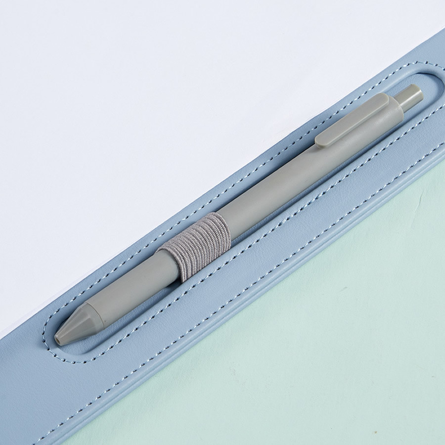 A4 leather writing clip, busin - Leather Work Folder recension och pris