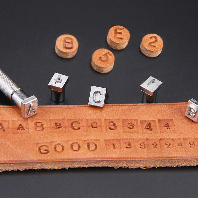 36pcs Steel Alphabet letter Nu - Leather Stamp Set recension och pris