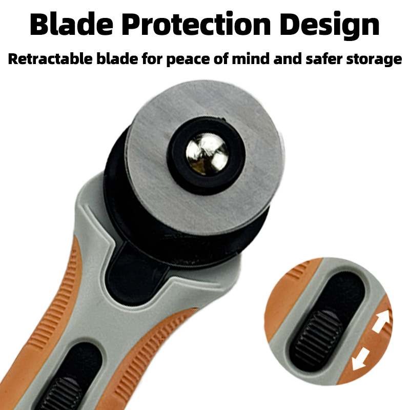 45mm Rotary Cutter, Fabric Cut - Leatherwork Roller recension och pris