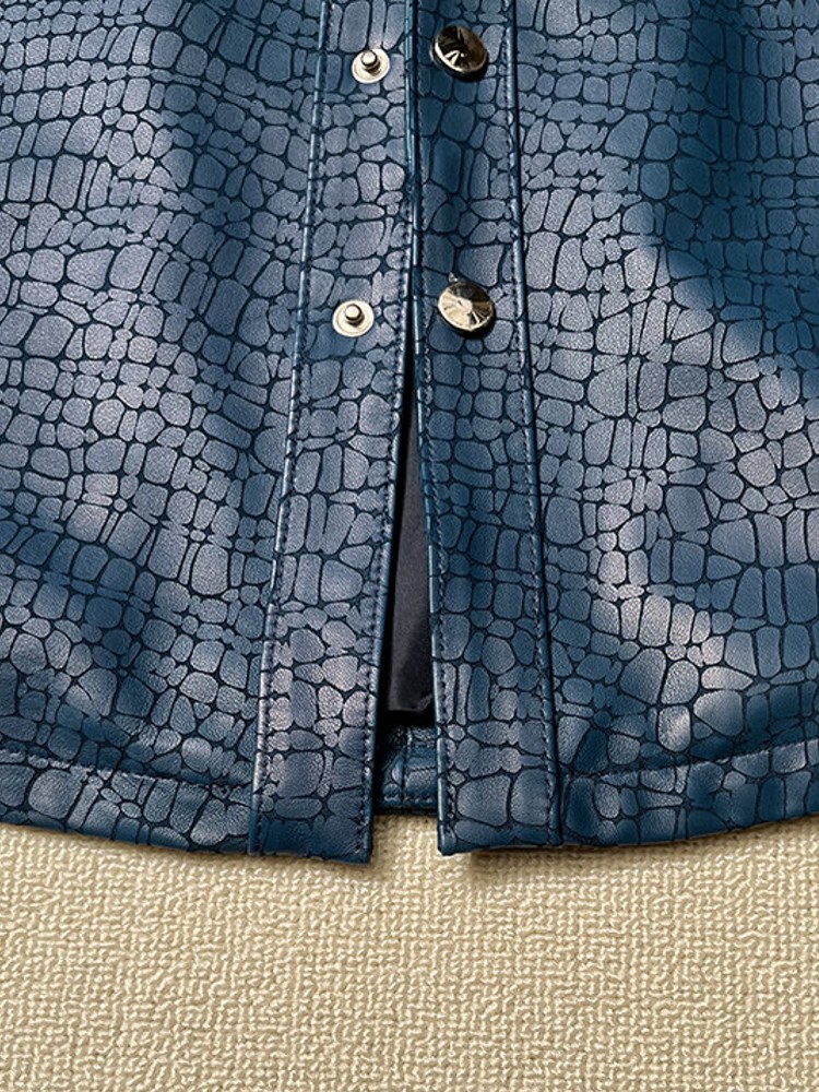 Men Spring Crocodile Pattern R - Leatherwork Patterns recension och pris