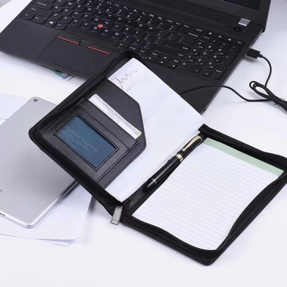 Portable A5 Business Portfolio - Leather Work Folder recension och pris