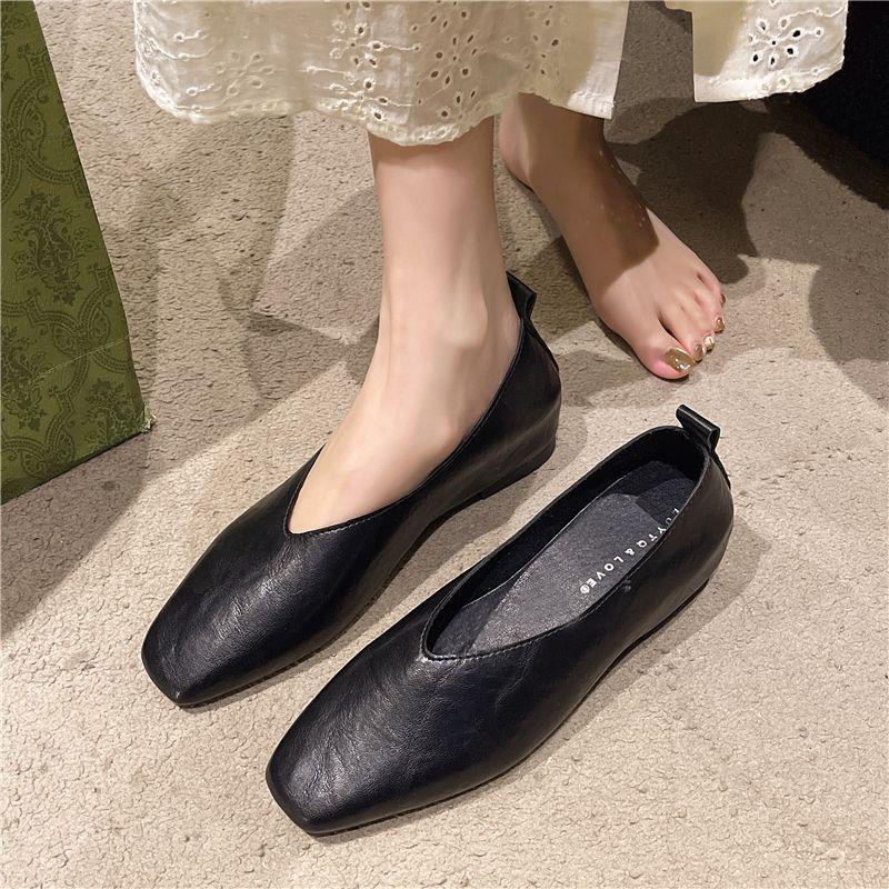 Fashion Shoes Women's Loafers  - Leather Work Heels recension och pris
