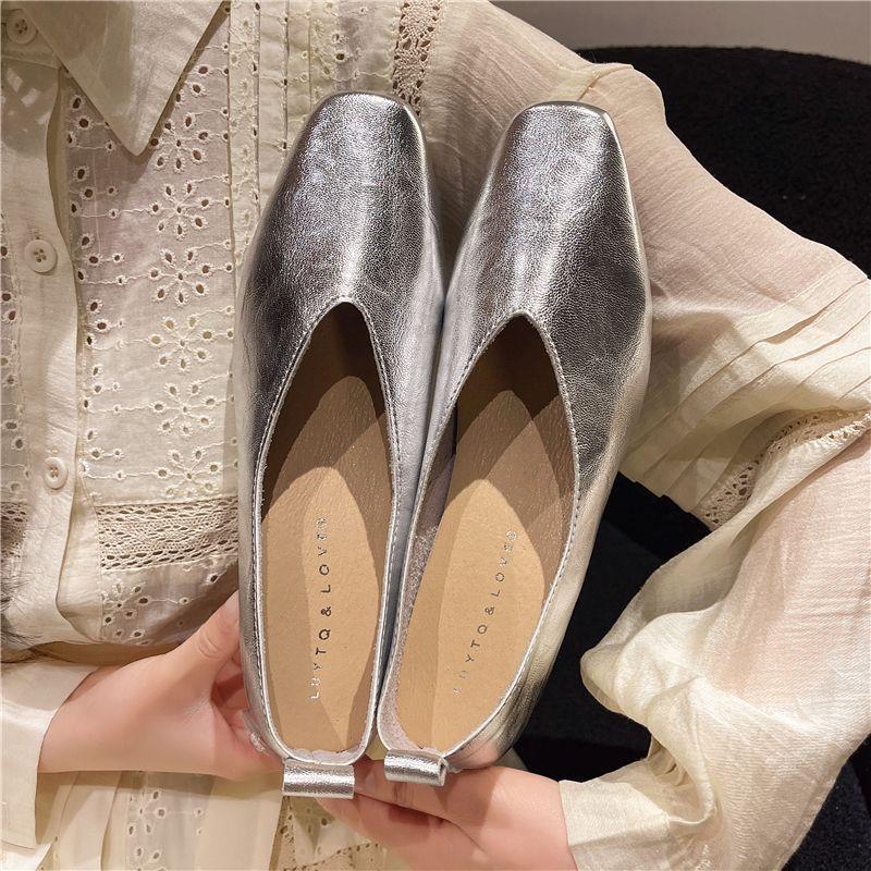Fashion Shoes Women's Loafers  - Leather Work Heels recension och pris