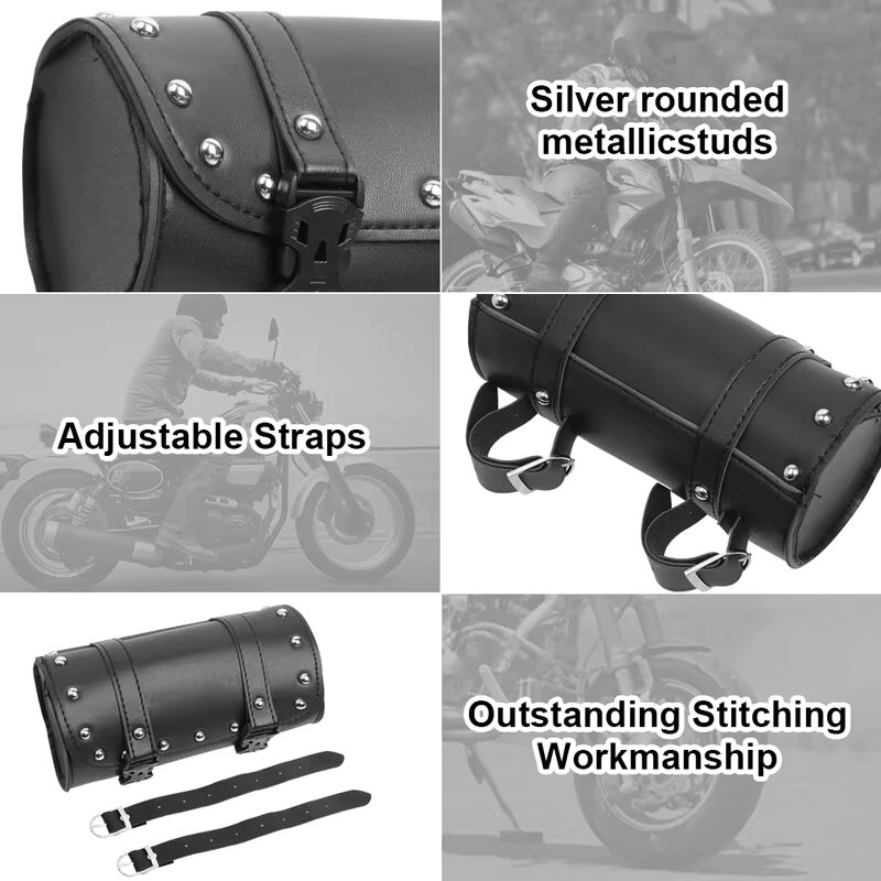 Motorcycle Bags Black Pu Leath - Leatherwork Roller recension och pris