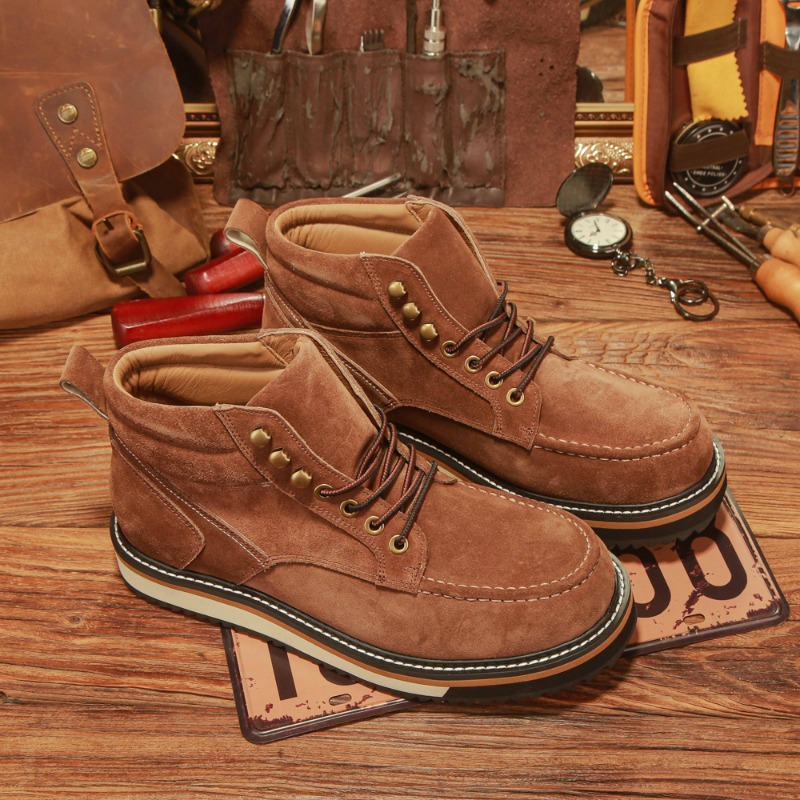 British Style American Retro G - Leather Work Western recension och pris