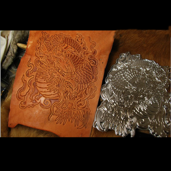 Dragon pattern Hand-work uniqu - Unique Leather Work recension och pris