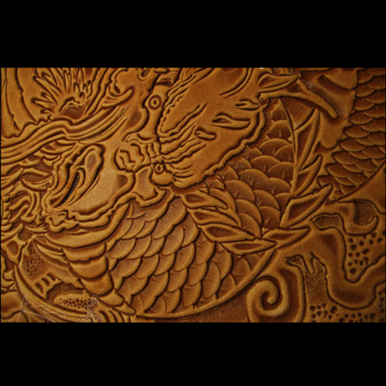 Dragon pattern Hand-work uniqu - Unique Leather Work recension och pris