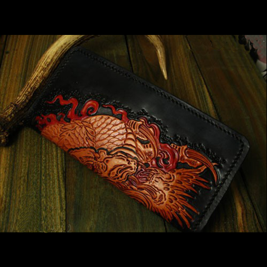 Dragon pattern Hand-work uniqu - Unique Leather Work recension och pris