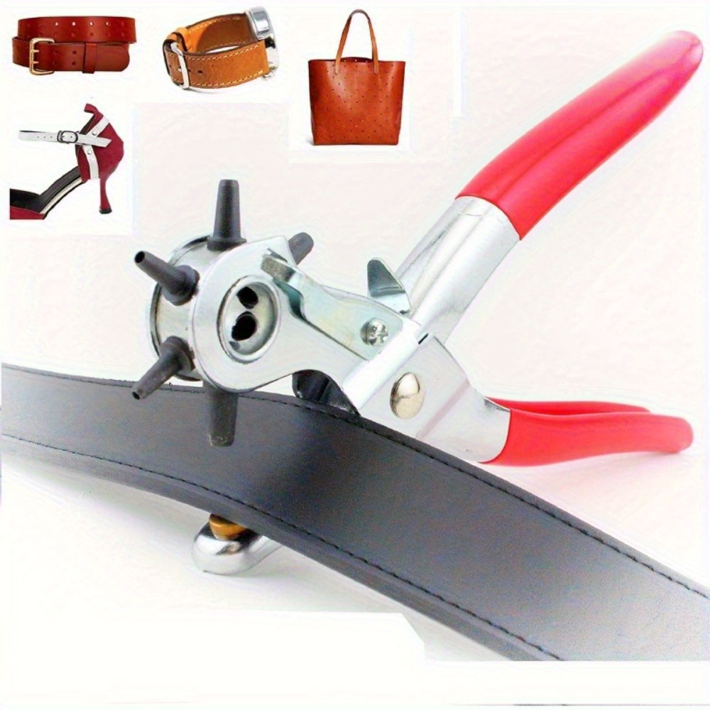 1pcs Heavy Duty Rotary Leather - Leather Punch Revolving recension och pris