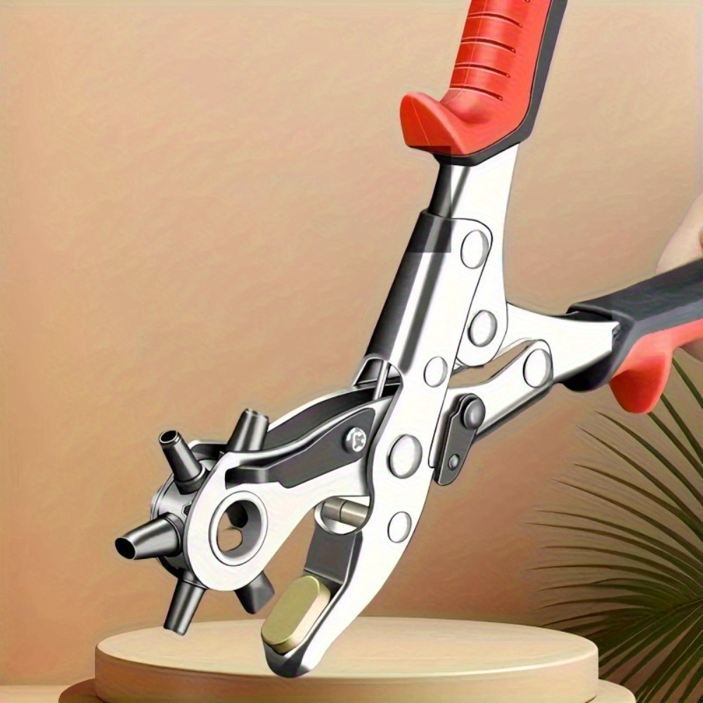 1pcs Heavy Duty Rotary Leather - Leather Punch Revolving recension och pris