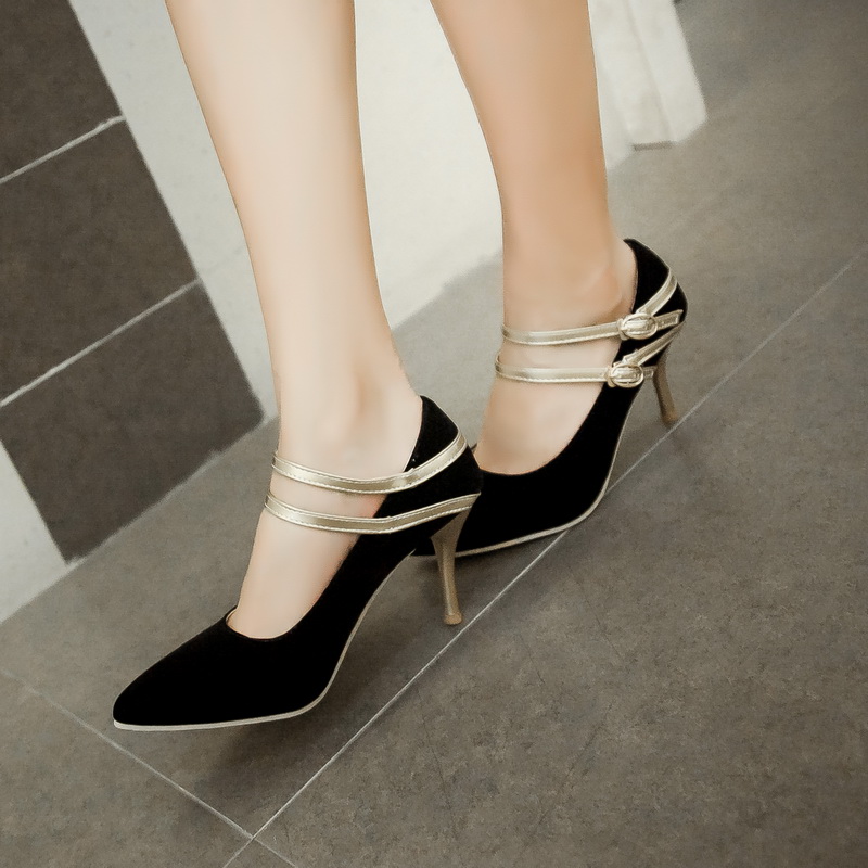 2026 New Style Pointed-Toe Sti - Unique Leather Work recension och pris