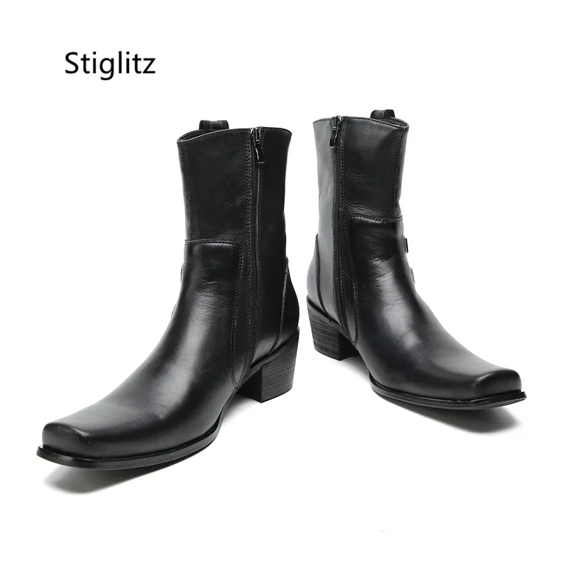 Double Buckle Genuine Leather  - Leather Work Western recension och pris