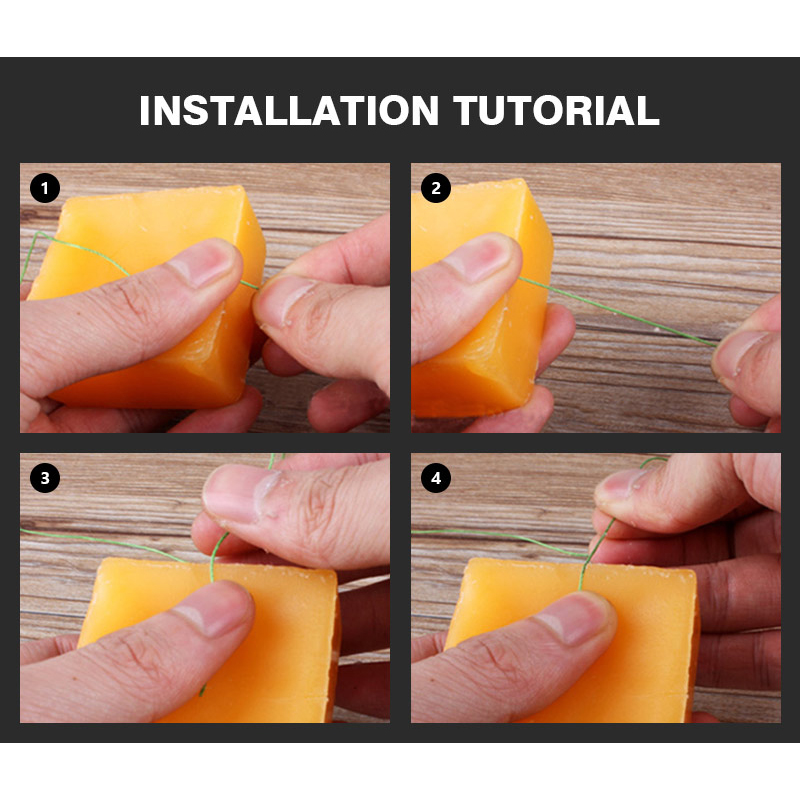 WUTA 1PC 100% Natural Beeswax  - Leatherwork Accessories recension och pris
